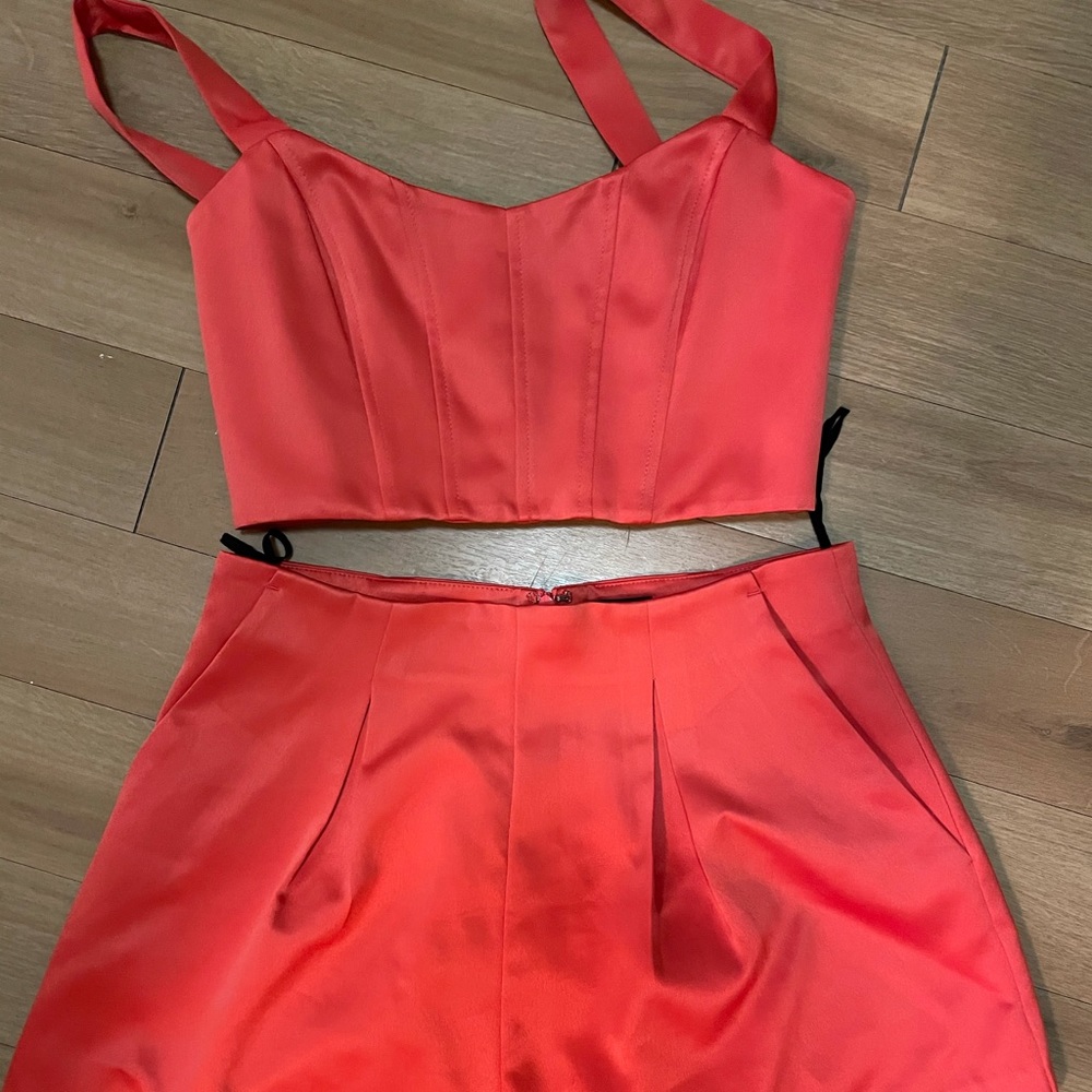 crop tank / shorts set